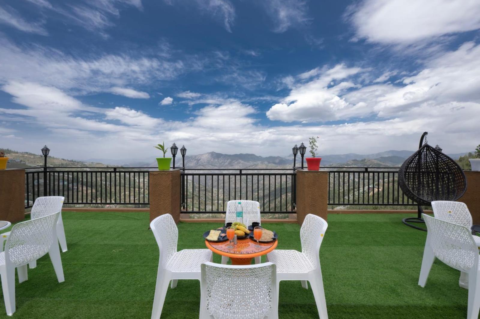 The Mountains Village I Night Bonfire On Open Air Terrace I Enjoyment I By Exotic Styas Kufri